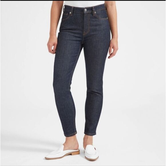 Everlane The High Rise Skinny Ankle Jeans Size 28 - Picture 1 of 7